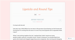 Desktop Screenshot of lipsticksandroundtips.com
